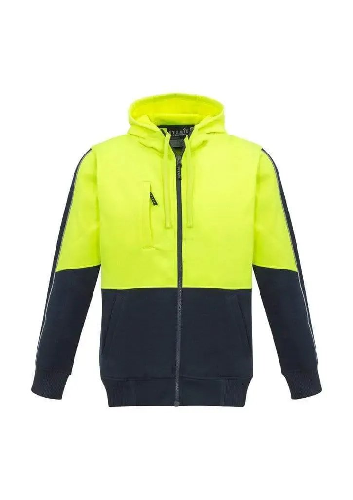 Syzmik Workwear Unisex Hi Vis Full Zip Hoodie ZT485